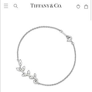 Tiffany & Co Olive Leaf Bracelet 7” medium